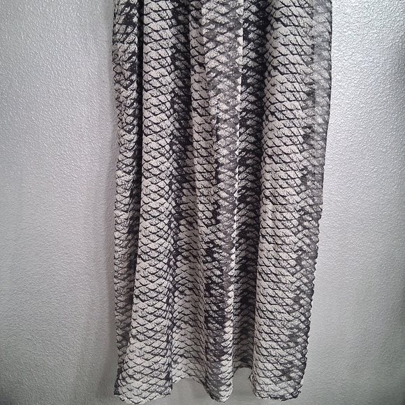 NWT Cassee's Sleeveless Snake Print Maxi Dress    Size 3 - Picture 4 of 14
